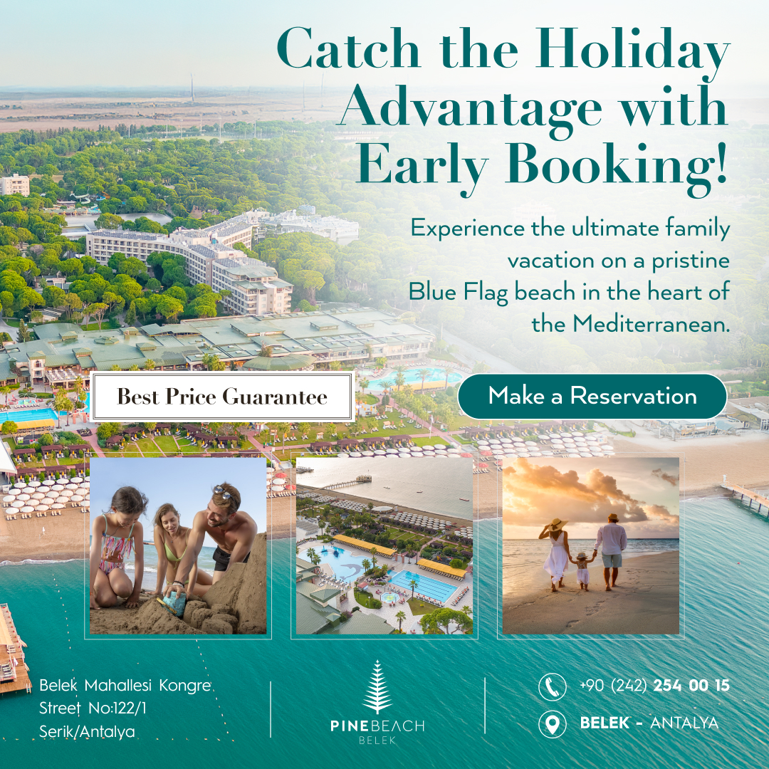 Pine Beach Belek Facebook ad from Mar 11, 2026