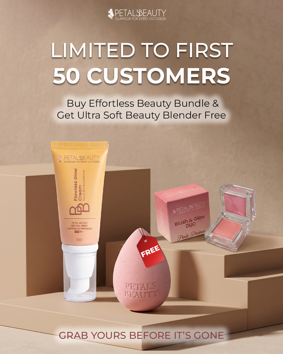 Petals Beauty Facebook ad
