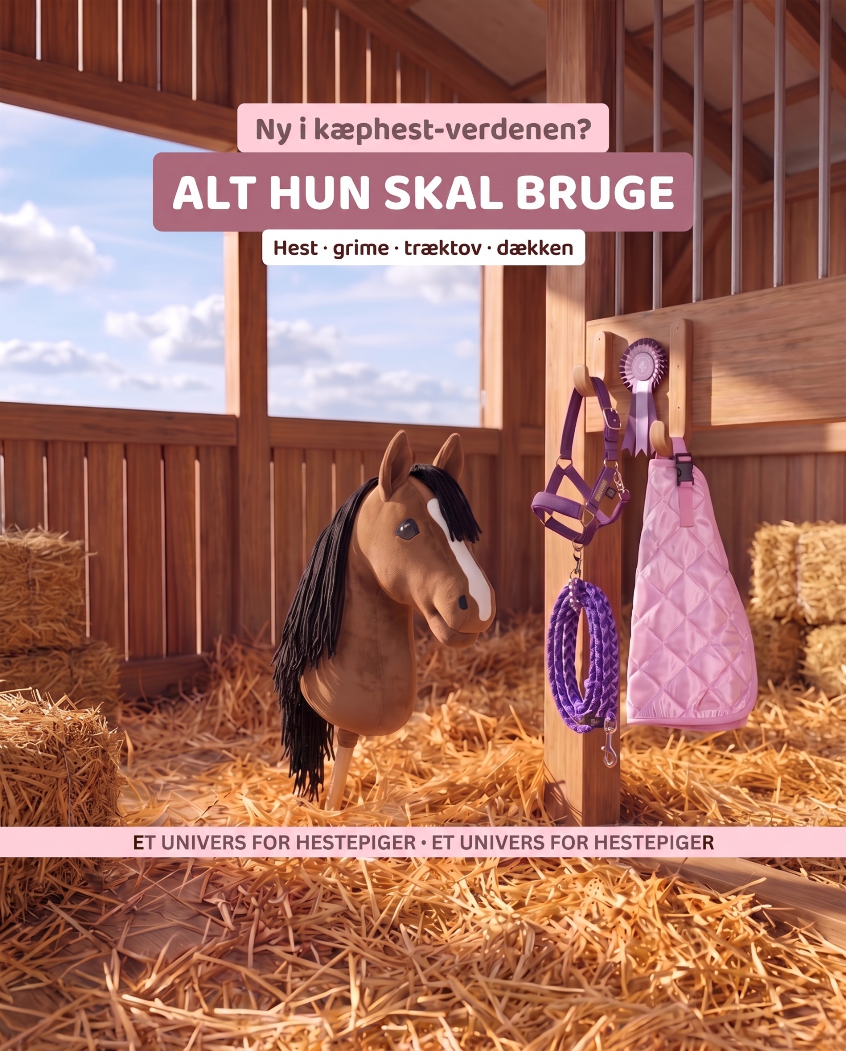 Ponypiger.dk Facebook ad: Alt hun skal bruge, ét sted