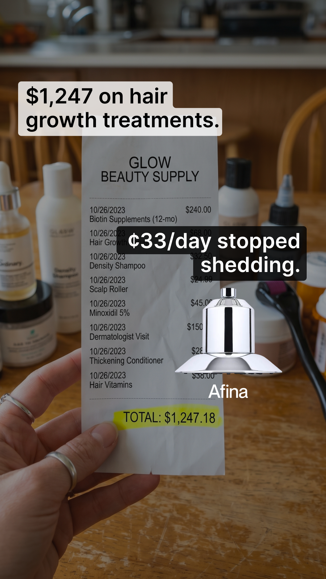 Afina Facebook ad