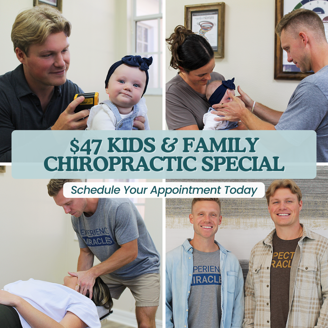 Slavens Family & Pediatric Chiropractic Facebook ad: $47 Kids and Family Chiropractic Special