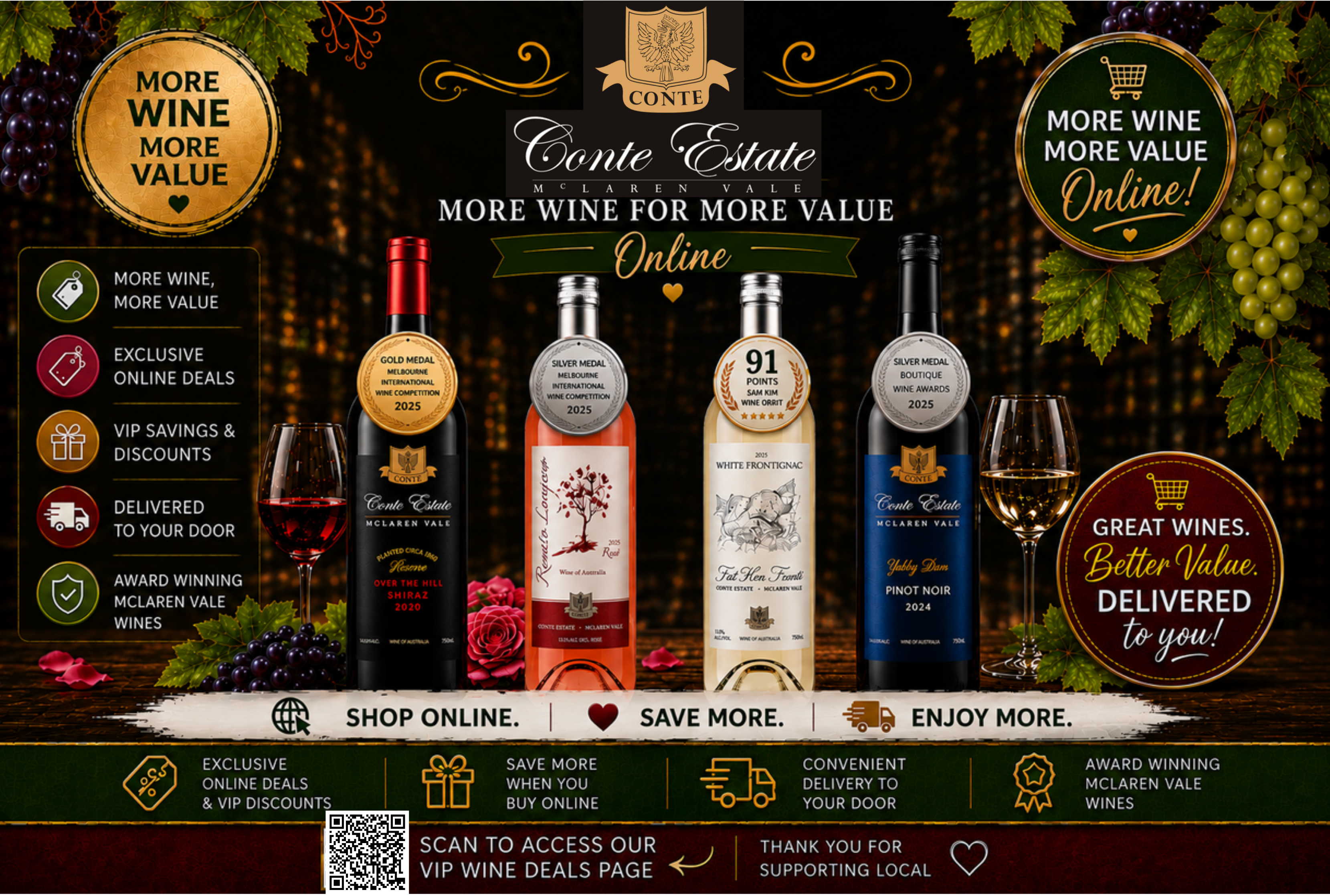 Vine Shed Venue & Cellar Door Facebook ad