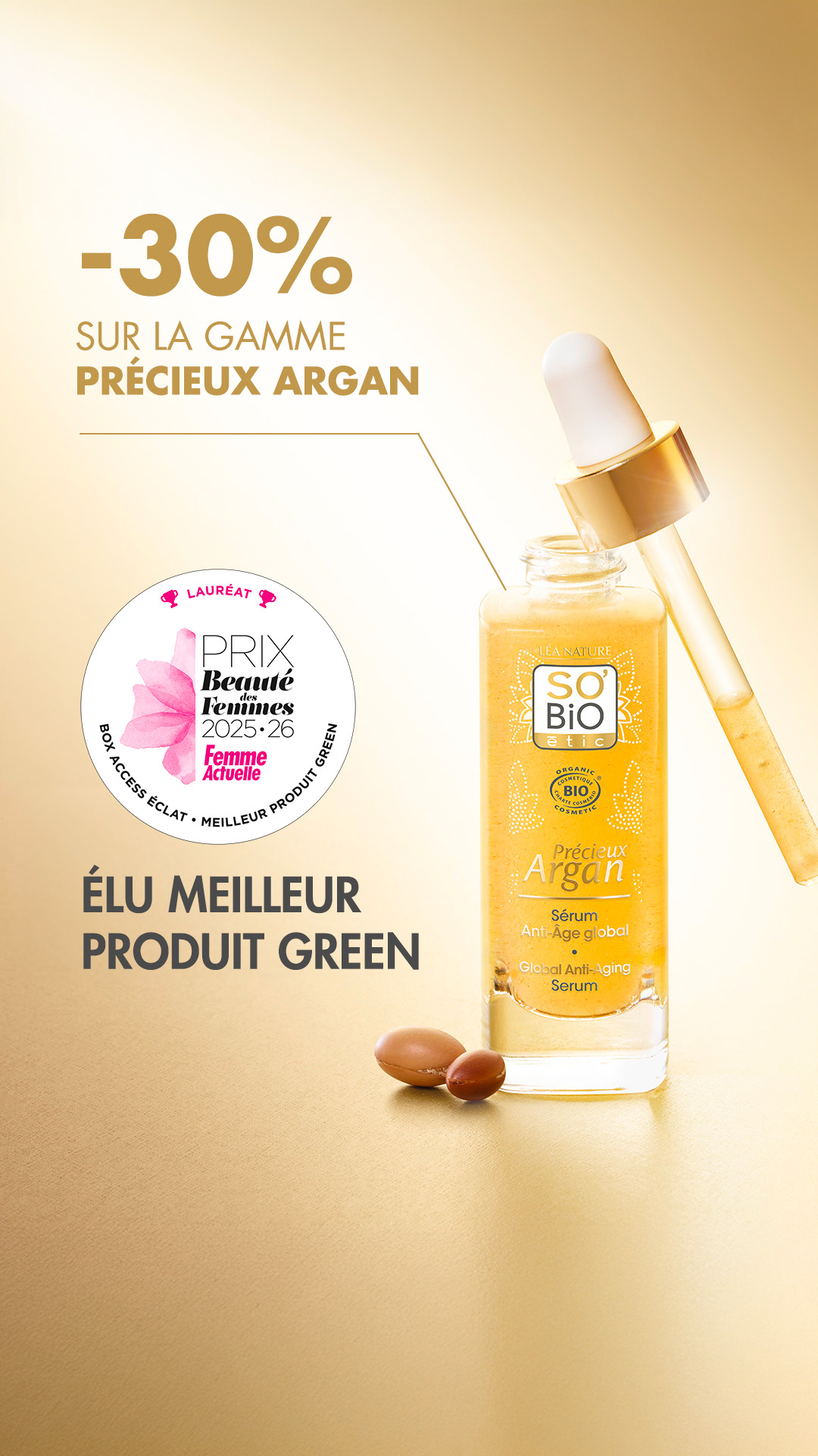 SO BiO étic Facebook ad from Apr 1, 2026