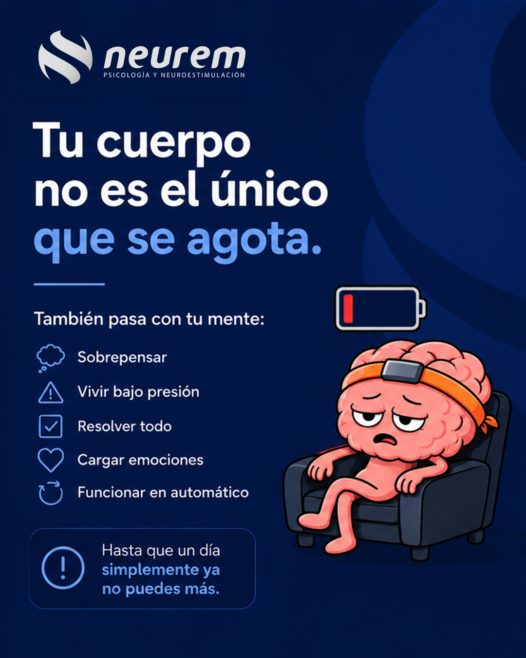 Neurem Facebook ad: Tu cuerpo no es el único que se…