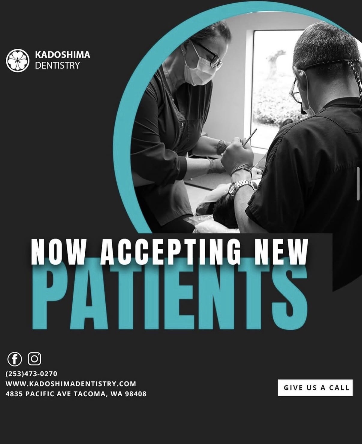 Kadoshima Family Dentistry Facebook ad