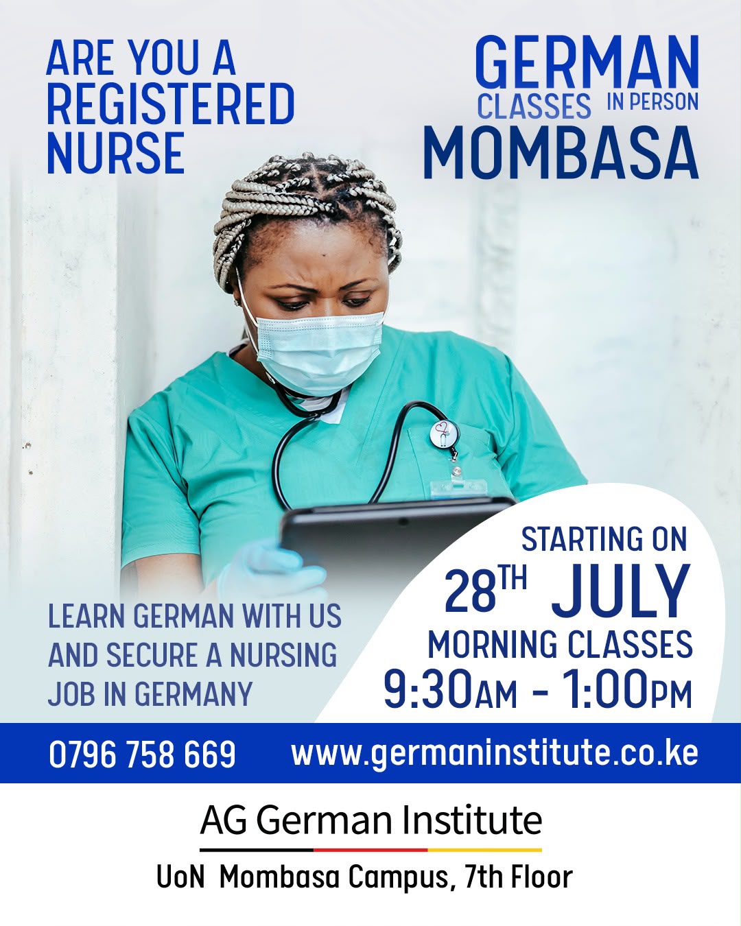 AG German Institute Facebook ad
