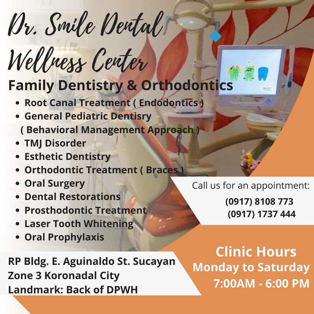 Dr. Smile DWC Facebook ad: Family wellness begins with a healthy smile