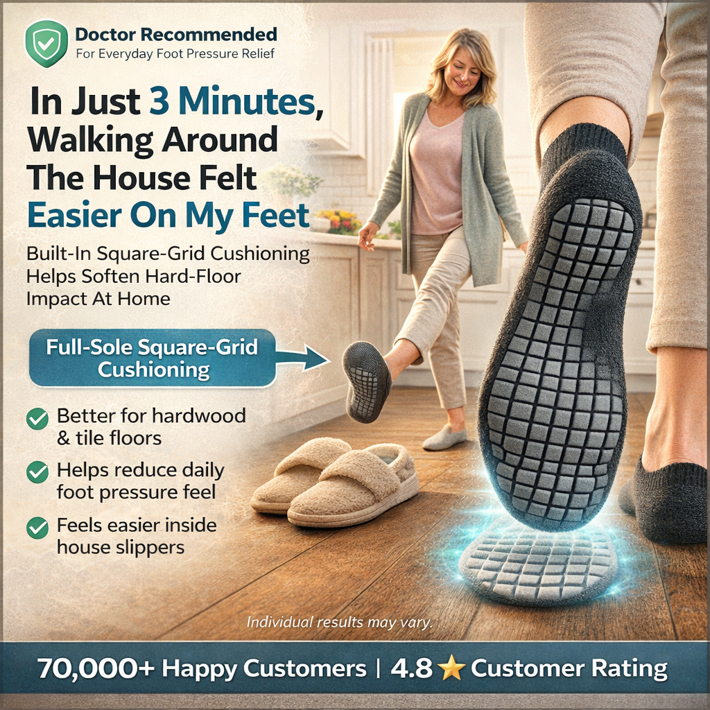 Kya Lively M.D. Facebook ad: Shock-absorbing-socks/special-deal