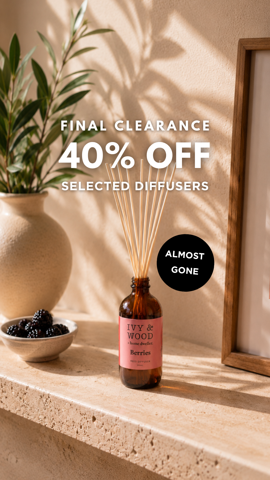 Ivy & Wood Facebook ad