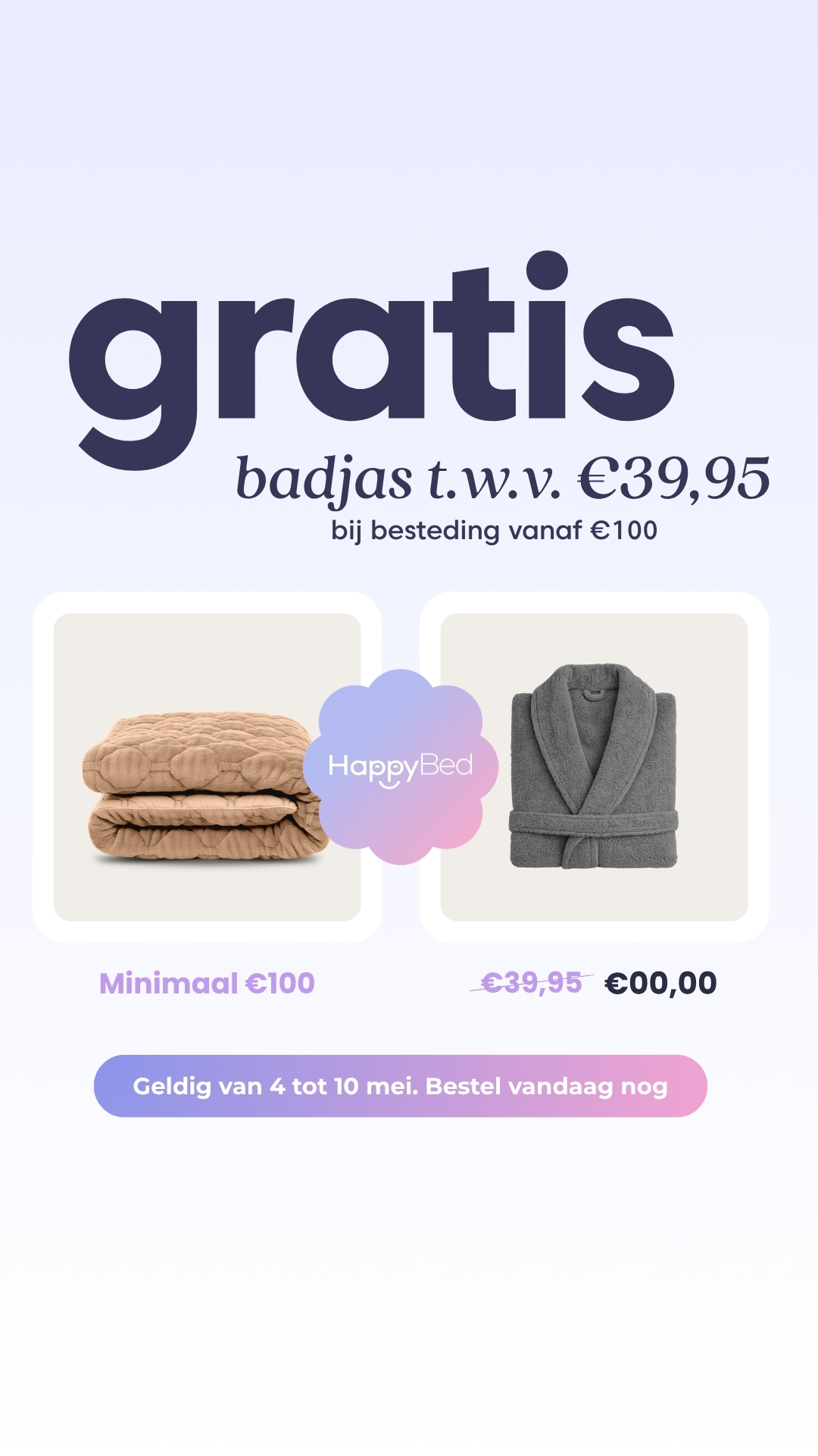 HappyBed Facebook ad