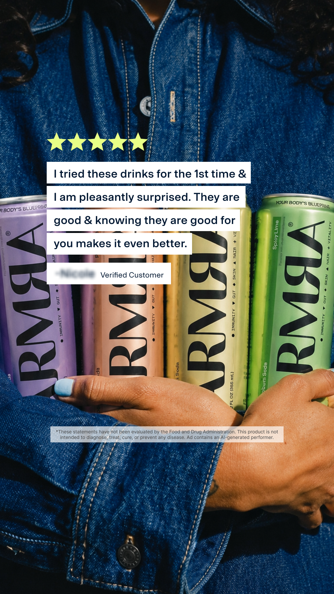 ARMRA Facebook ad