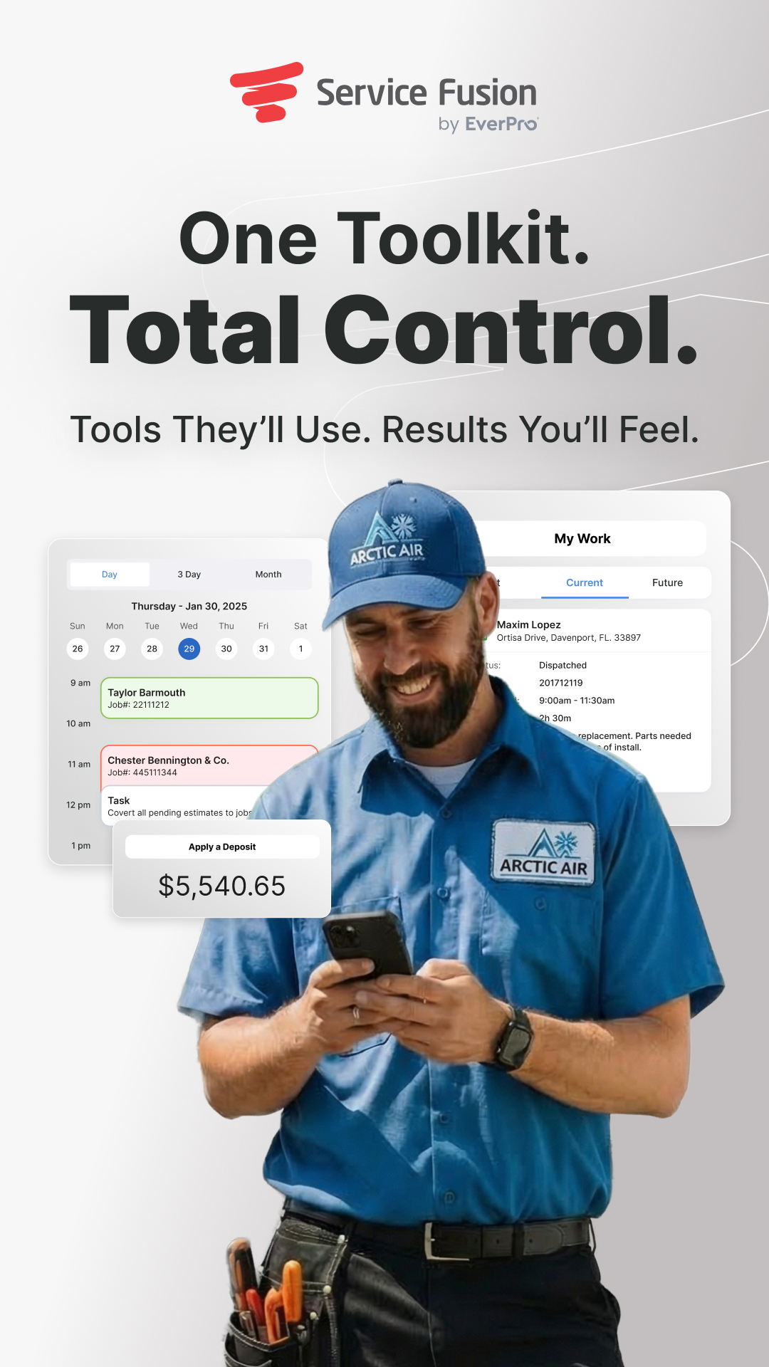 Service Fusion Facebook ad