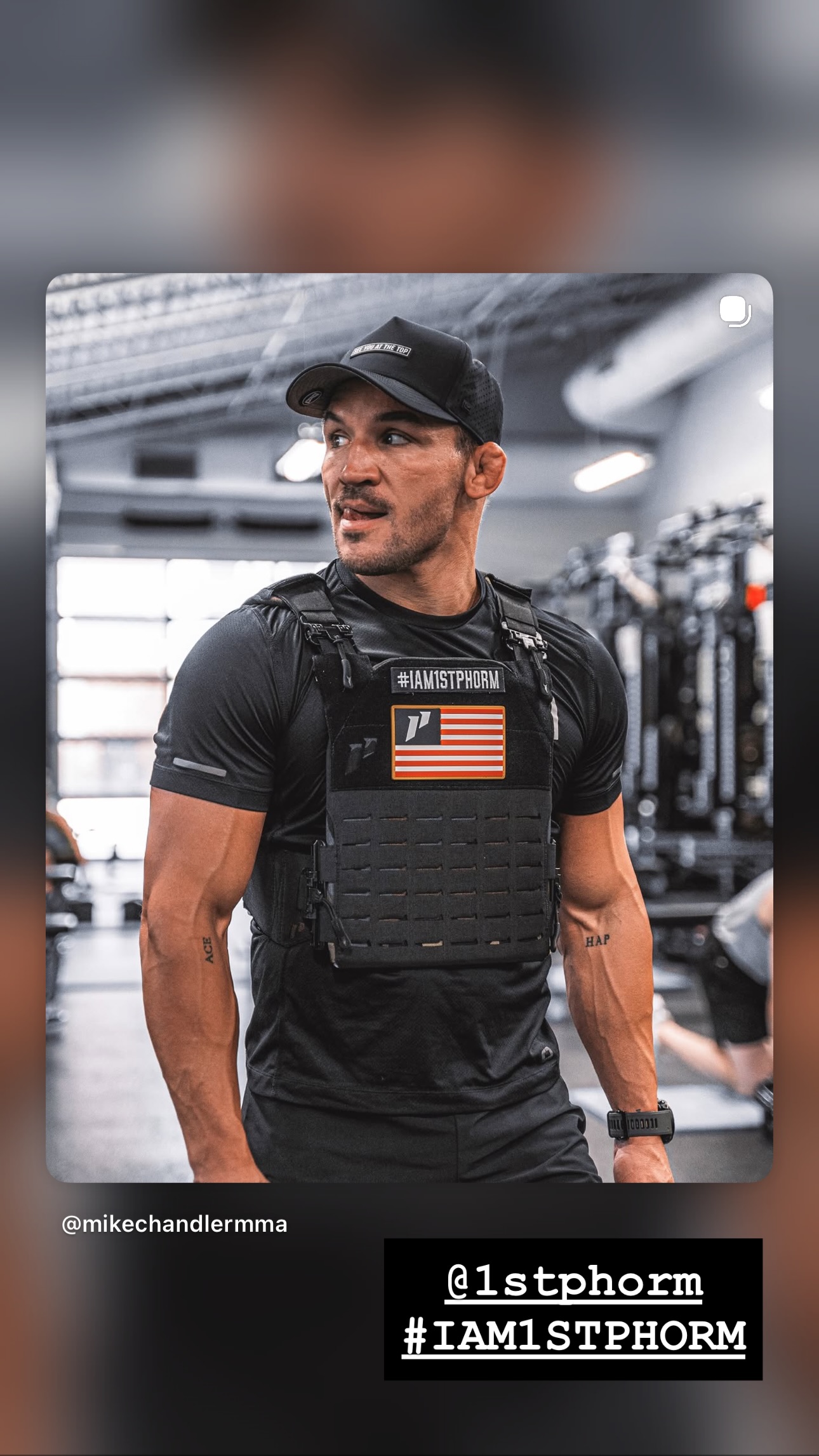 Michael Chandler Facebook ad