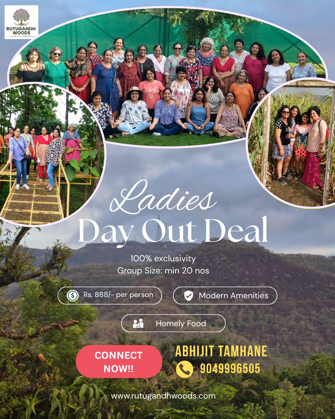 Rutugandh Woods Facebook ad