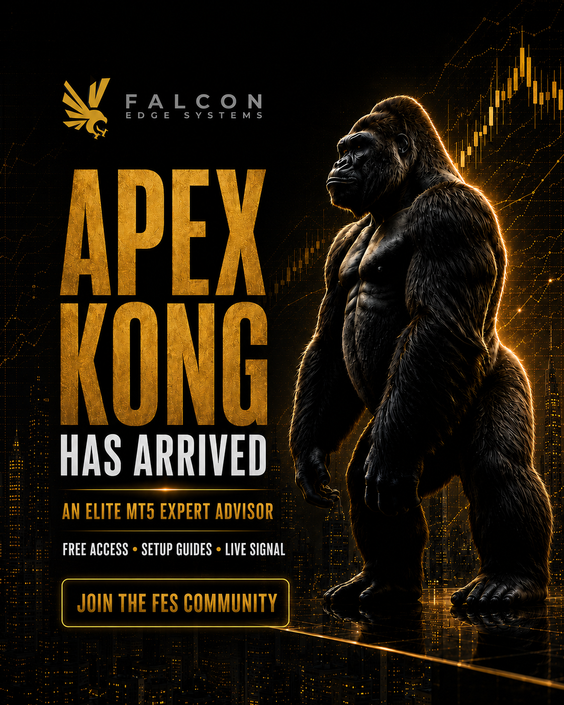Falcon Edge Systems Facebook ad: Apex Kong Has Arrived
