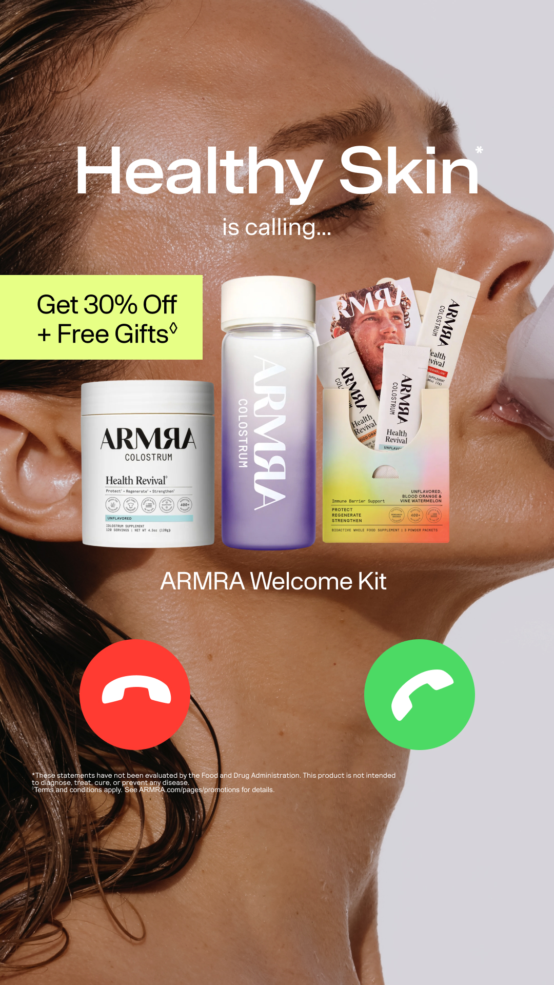ARMRA Facebook ad