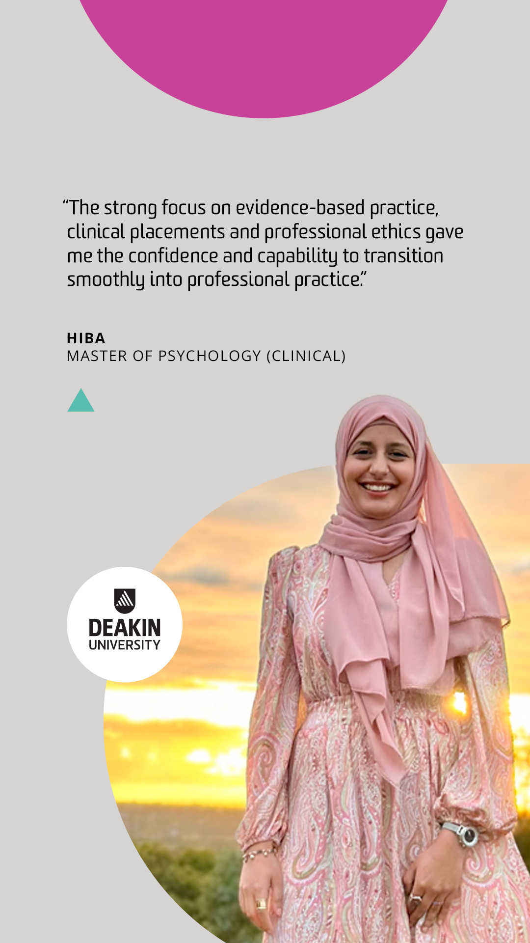 Deakin University - Health Facebook ad