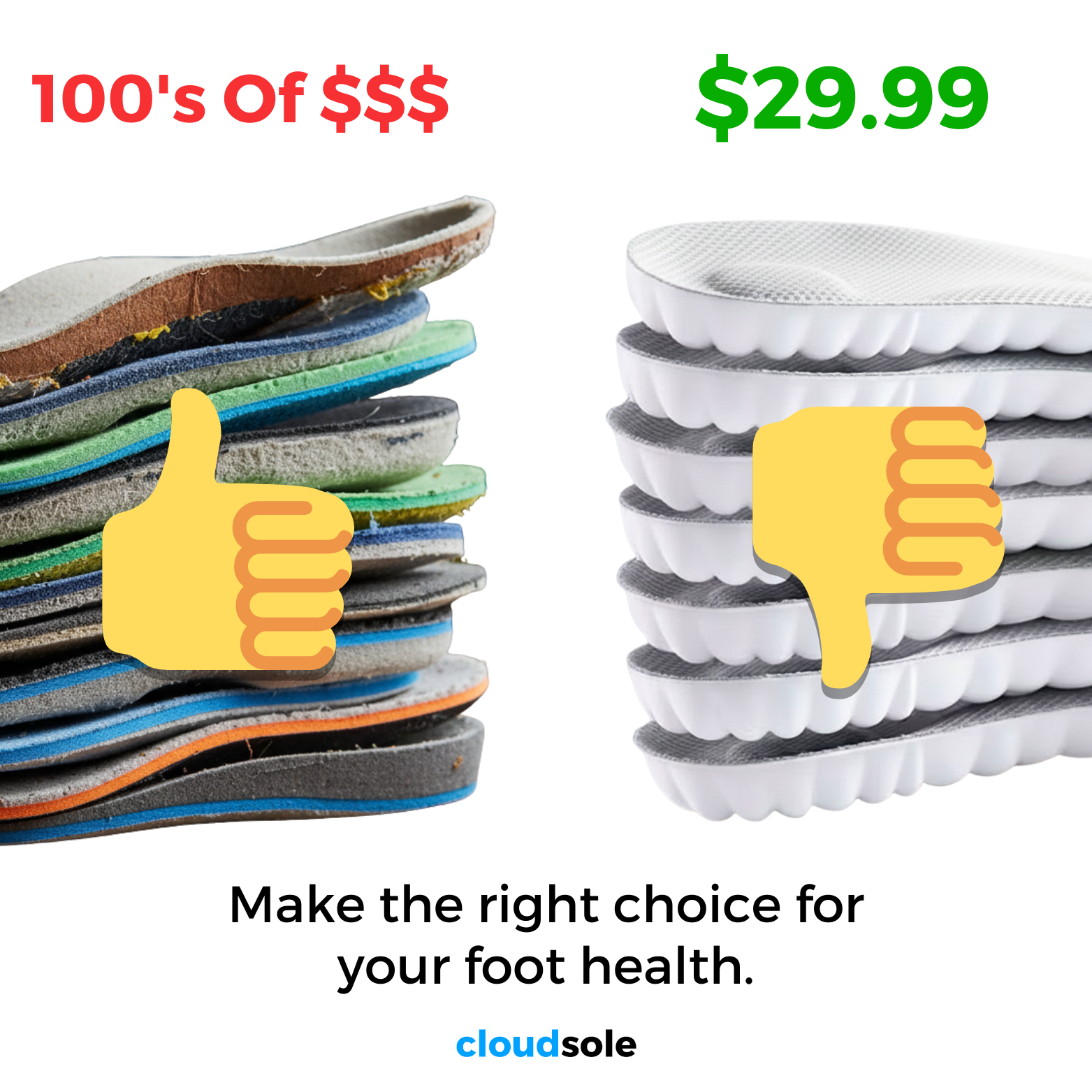 CloudSole Facebook ad