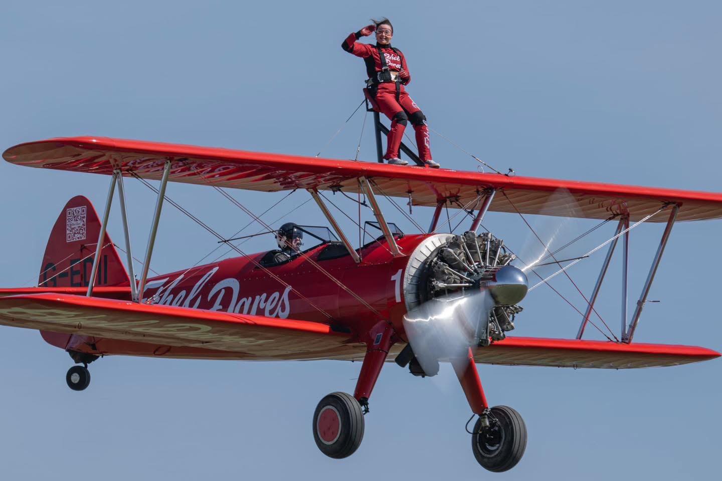 Ethel Dares WingWalking Facebook ad