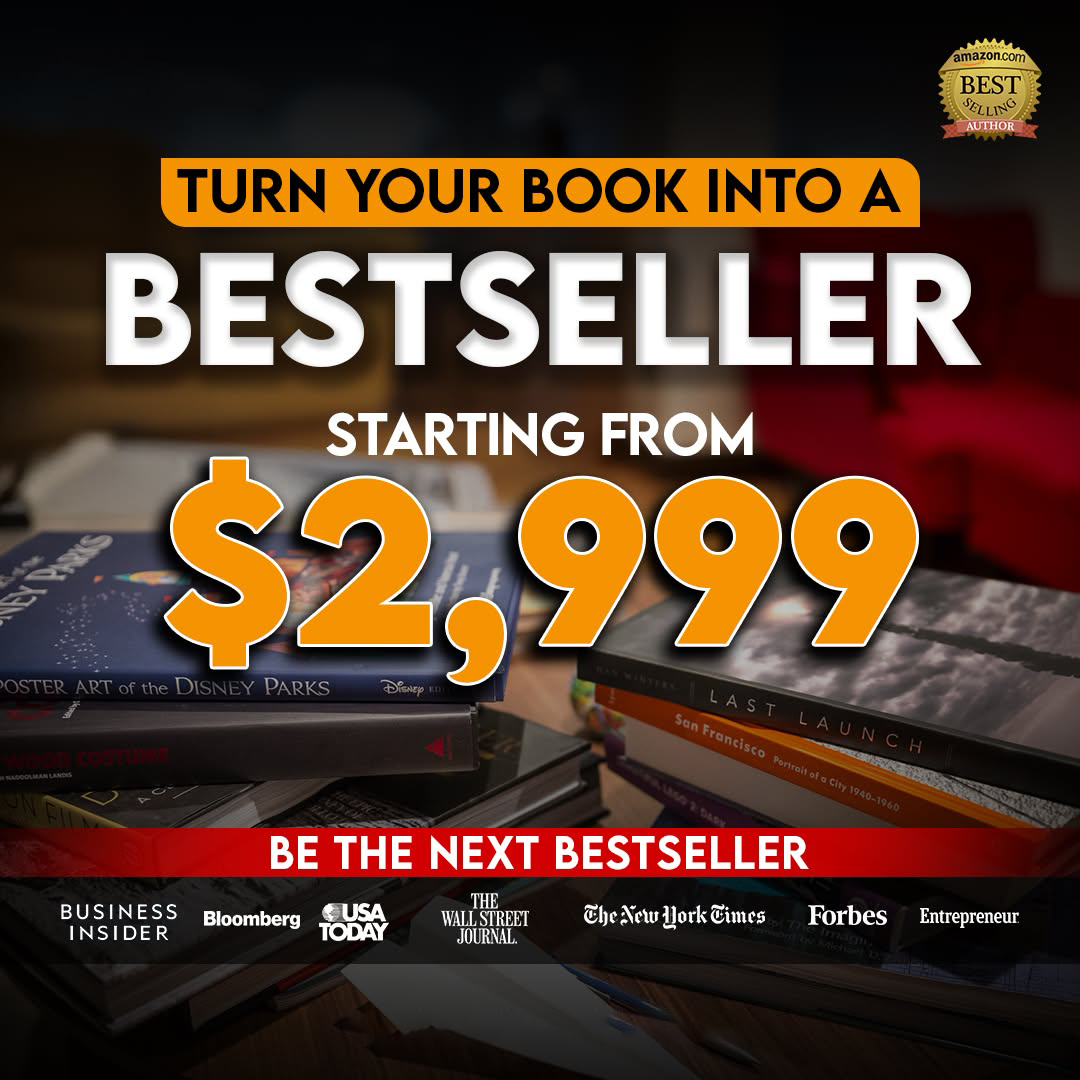 Kindle Book Publishing Facebook ad: Don’t Just Publish, Make Headlines.