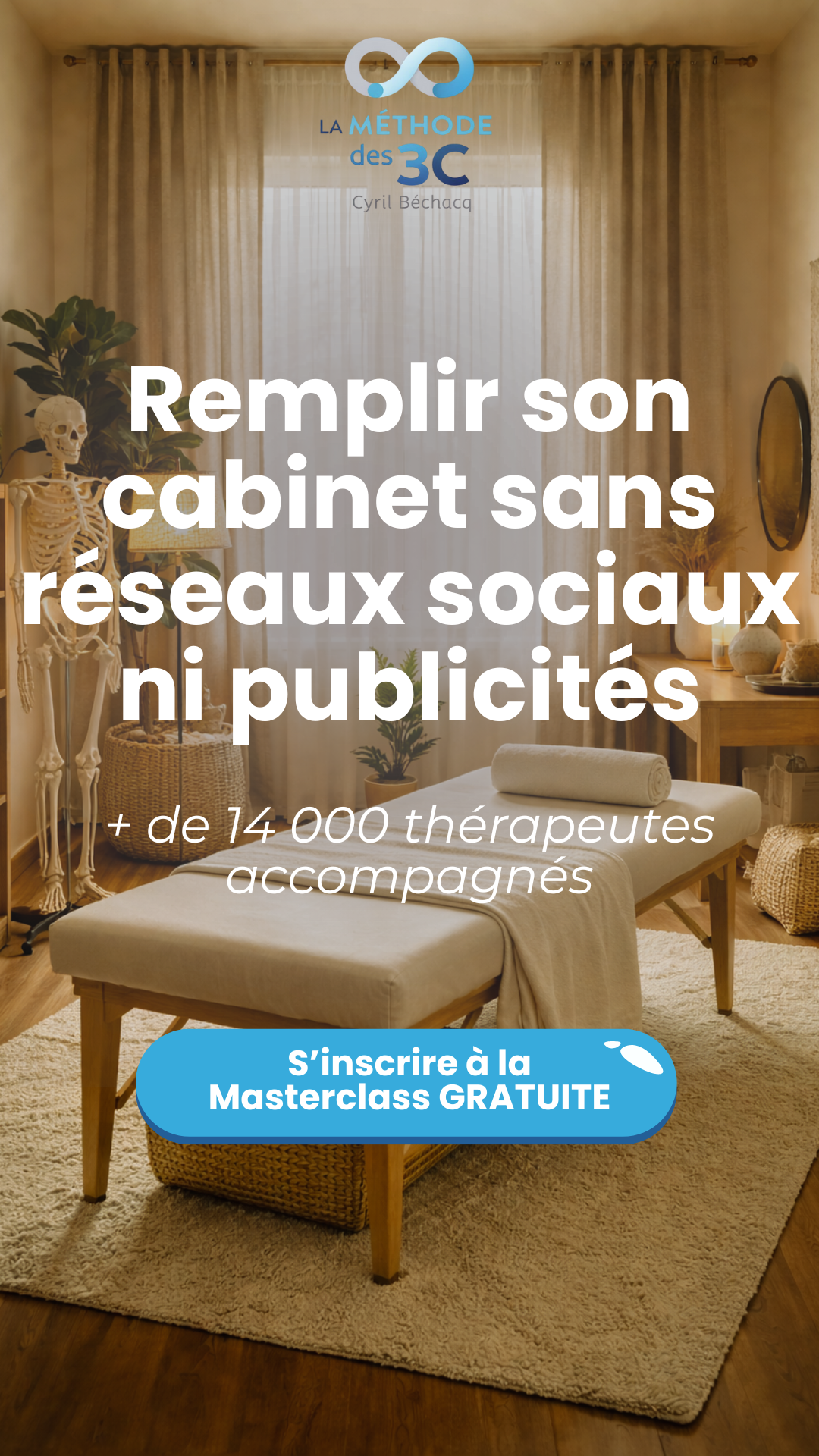 Cyril Béchacq Ostéothérapeute Formateur Facebook ad