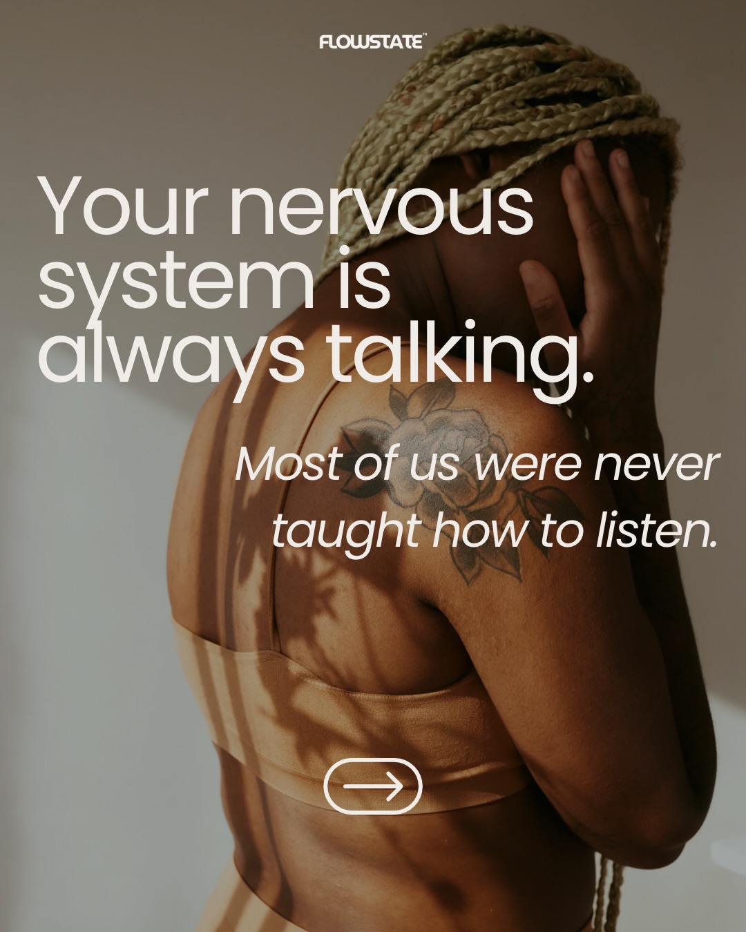 FlowState Facebook ad: Most of us weren’t taught how to understand…