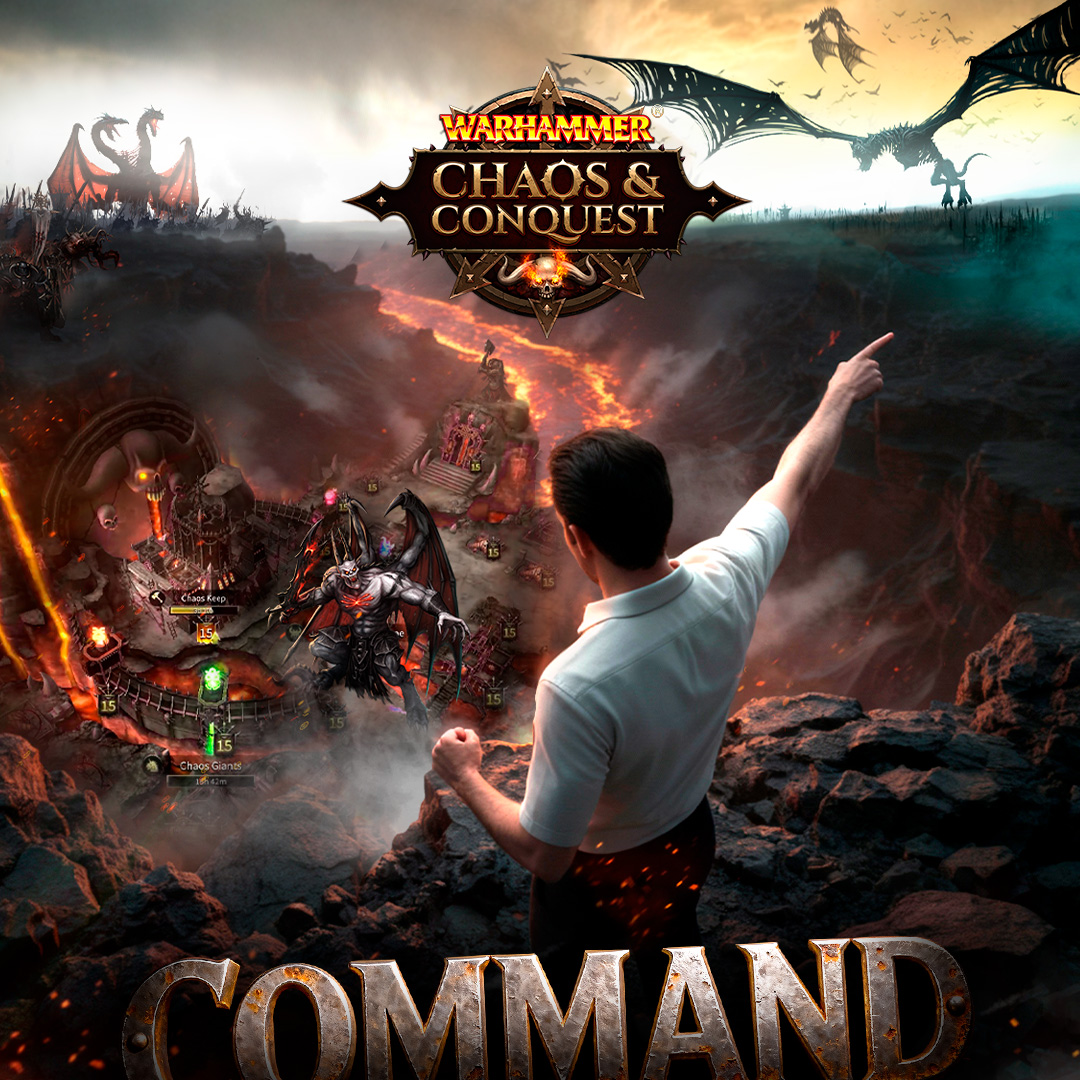 Warhammer: Chaos & Conquest Facebook ad