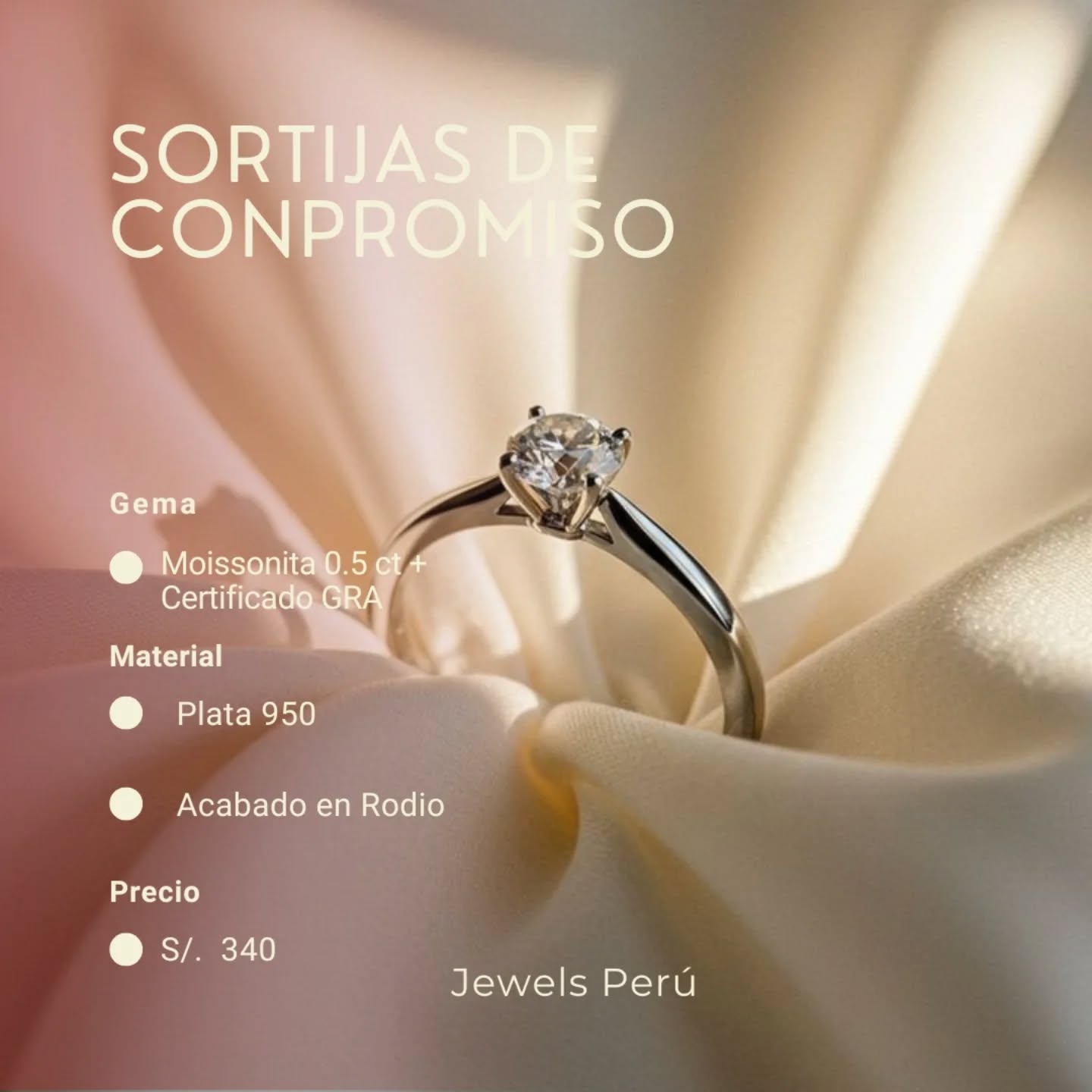 Jewels Peru Facebook ad: Un anillo no es solo un regalo, es…