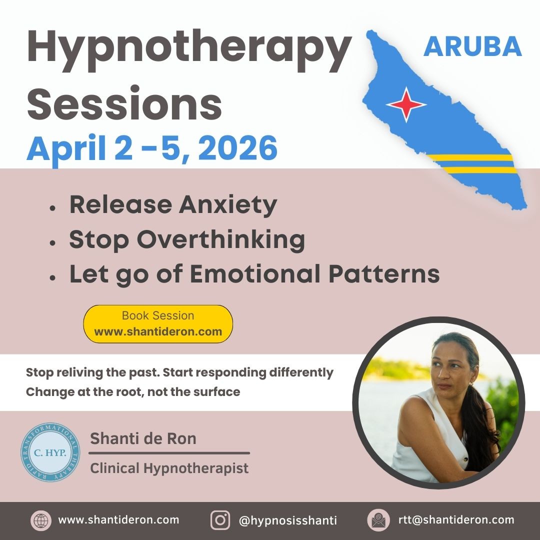 Shanti de Ron Hypnotherapist Facebook ad from Mar 12, 2026