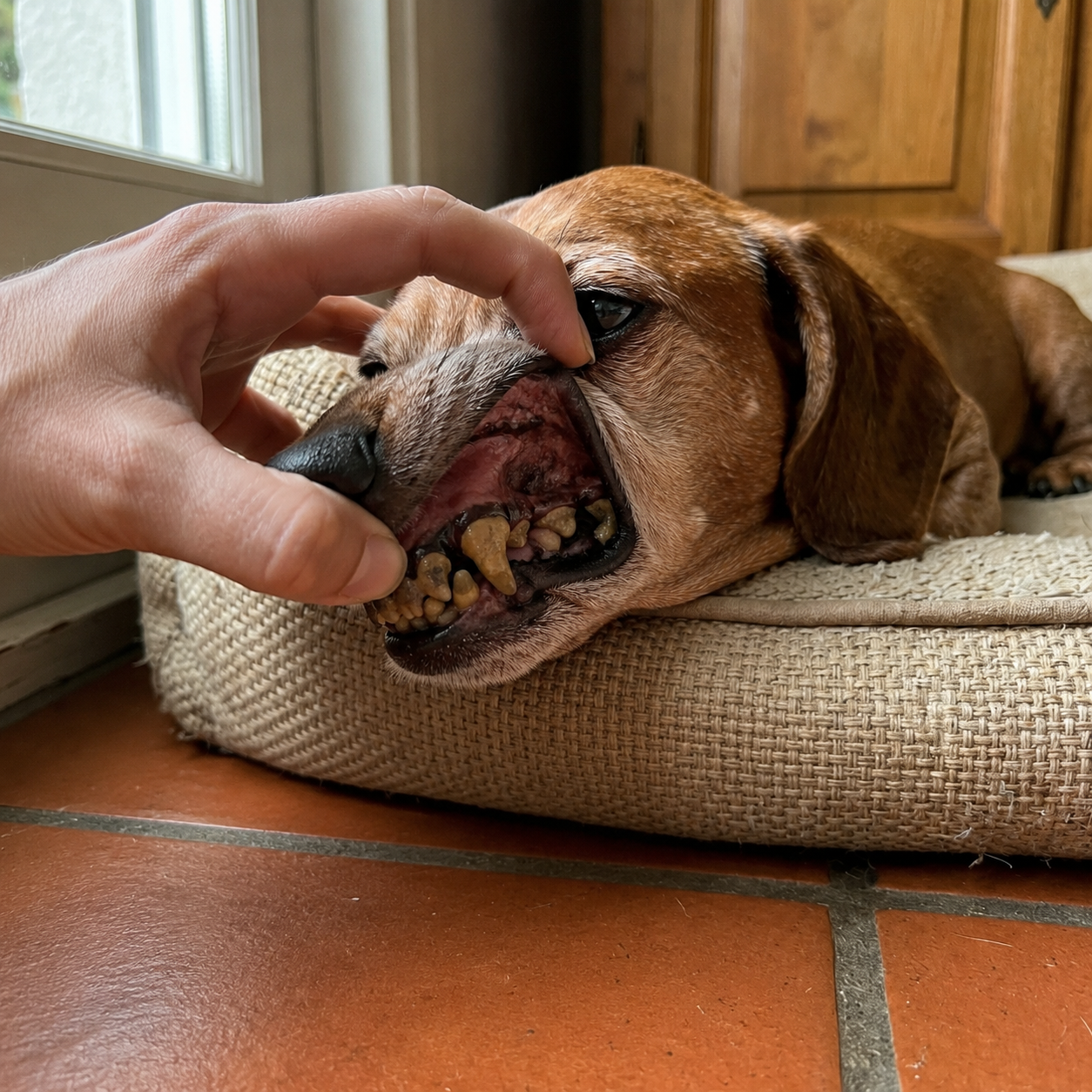 Dott.ssa Chiara Romano Facebook ad: Il collare aspetta il morso. Baupaw lo impedisce prima.