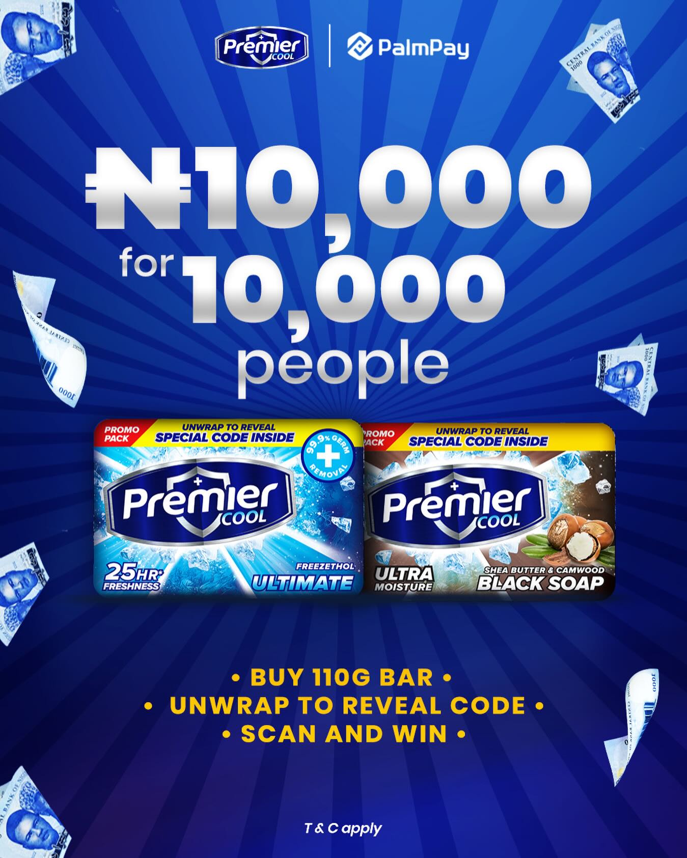 Premier Cool IG Page Holder Facebook ad: Premier Cool is giving 10,000 people a chance…