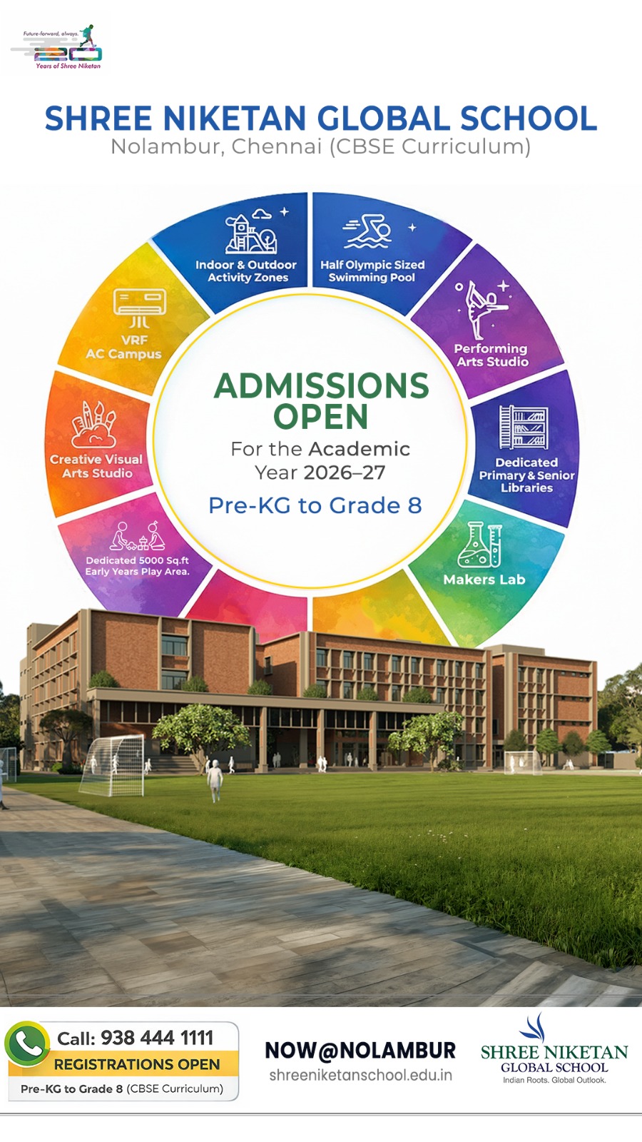 Shree Niketan Schools Facebook ad from May 14, 2026