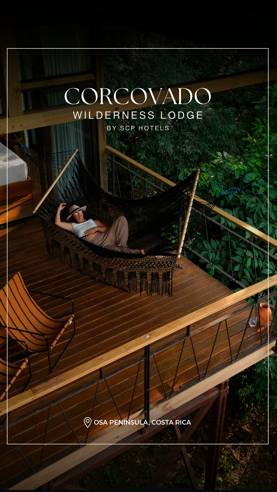 SCP Corcovado Wilderness Lodge Facebook ad