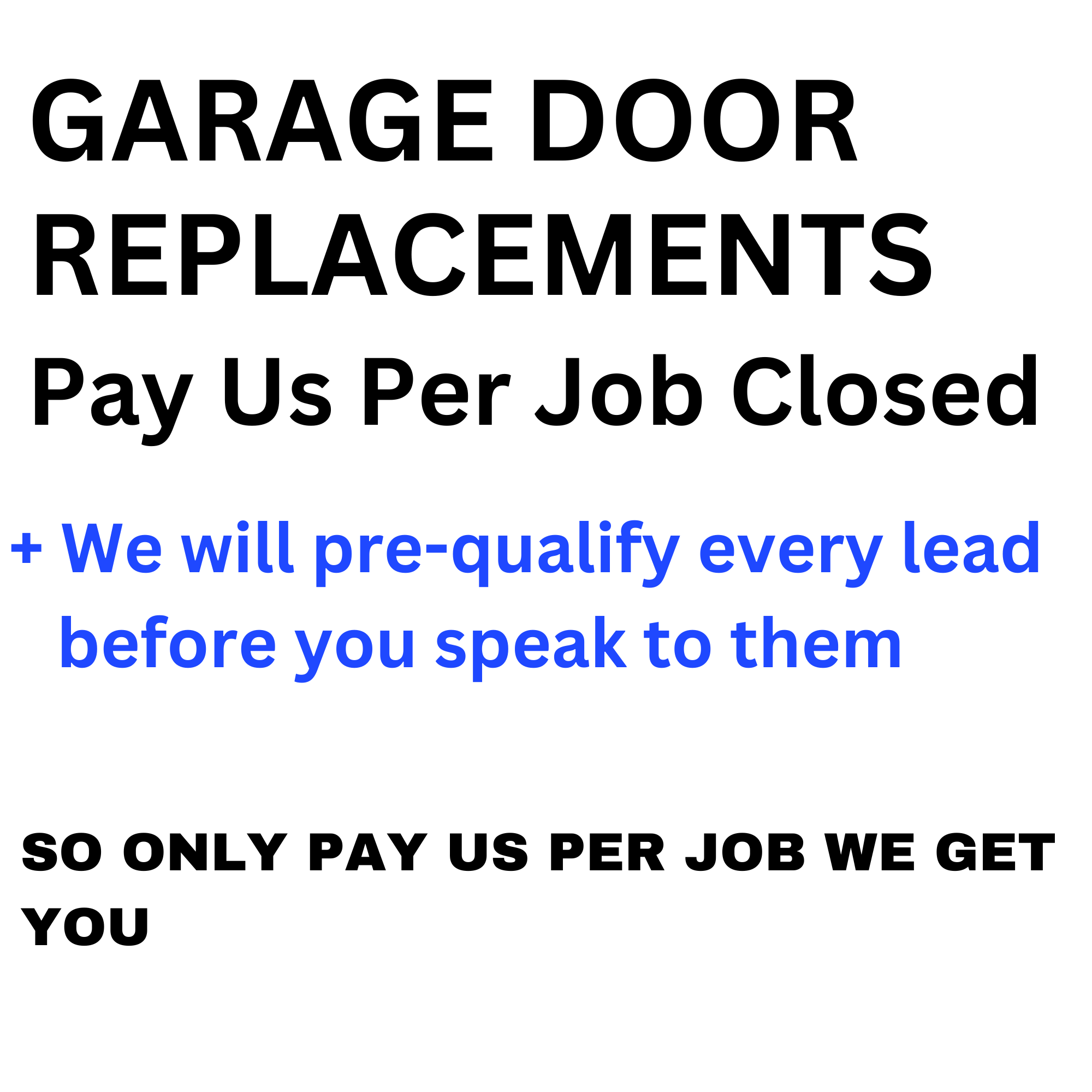 Ethan Averbuch Facebook ad: GARAGE DOOR COMPANIES