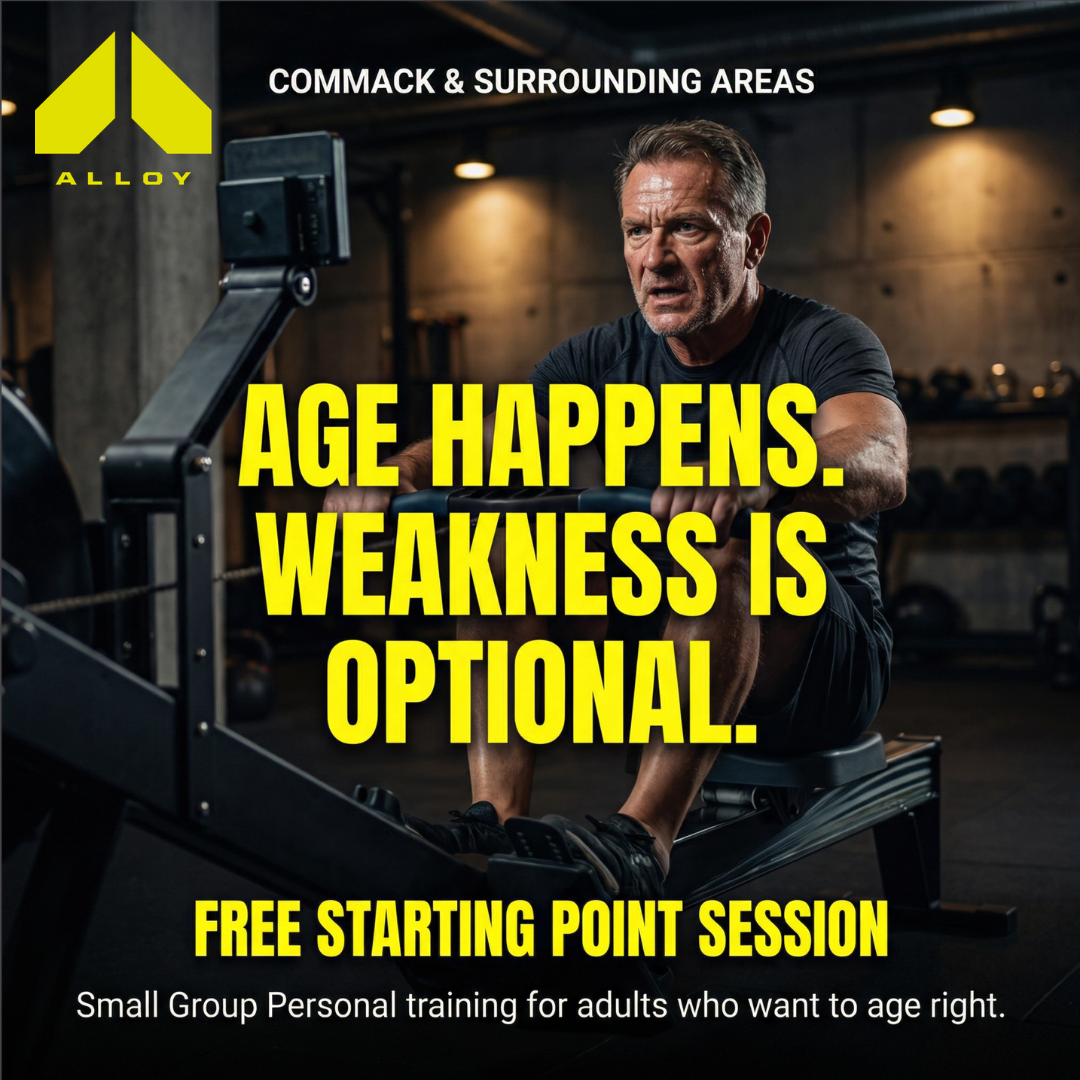 Alloy Personal Training Commack Facebook ad: New Year. Stronger Joints. Better Movement.