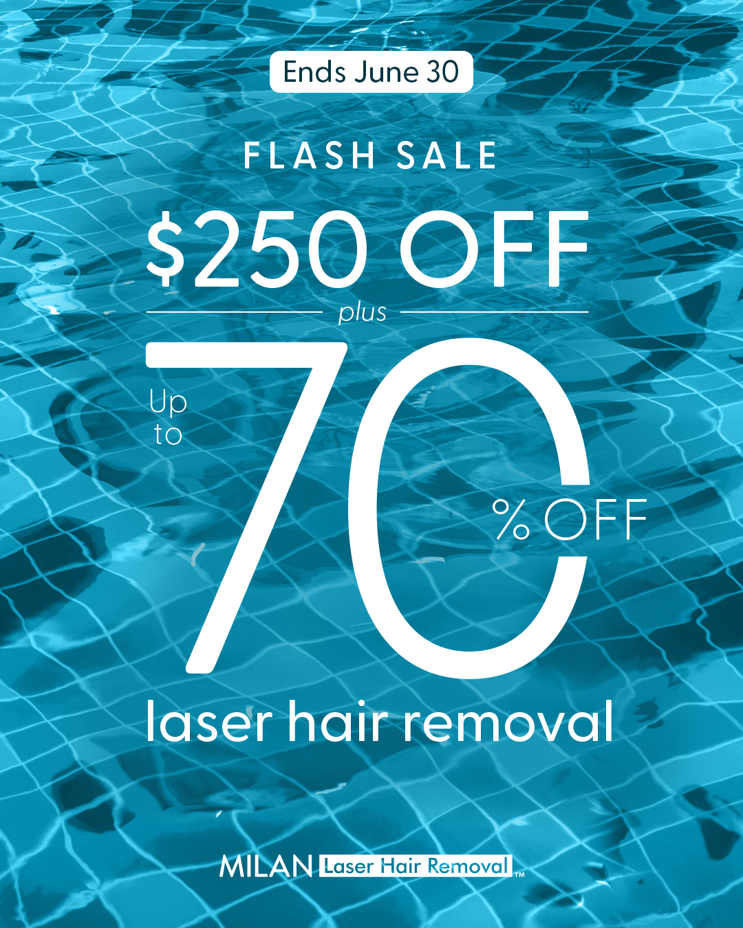 Milan Laser Hair Removal Facebook ad