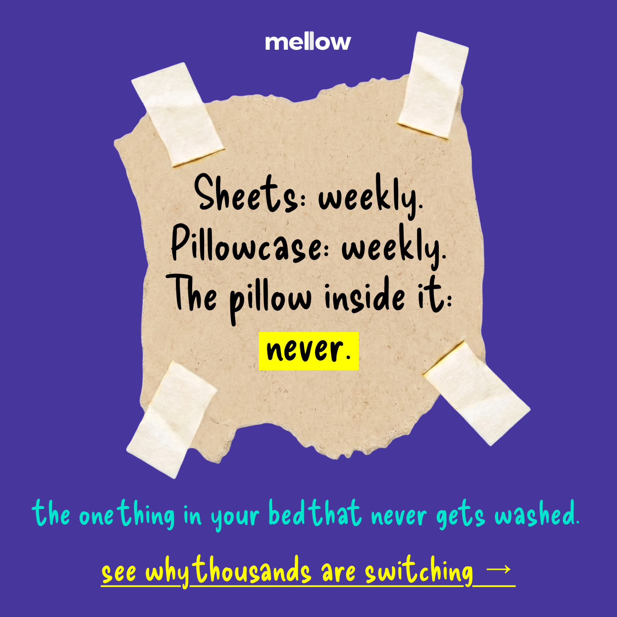 Mellow Sleep Facebook ad