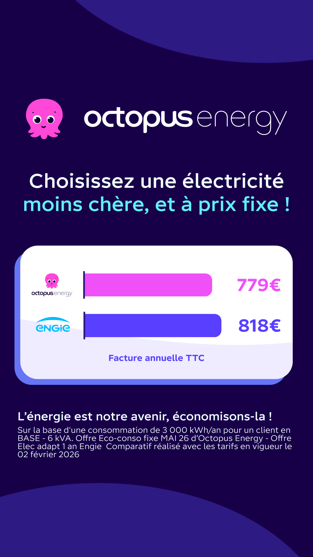 Octopus Energy Facebook ad
