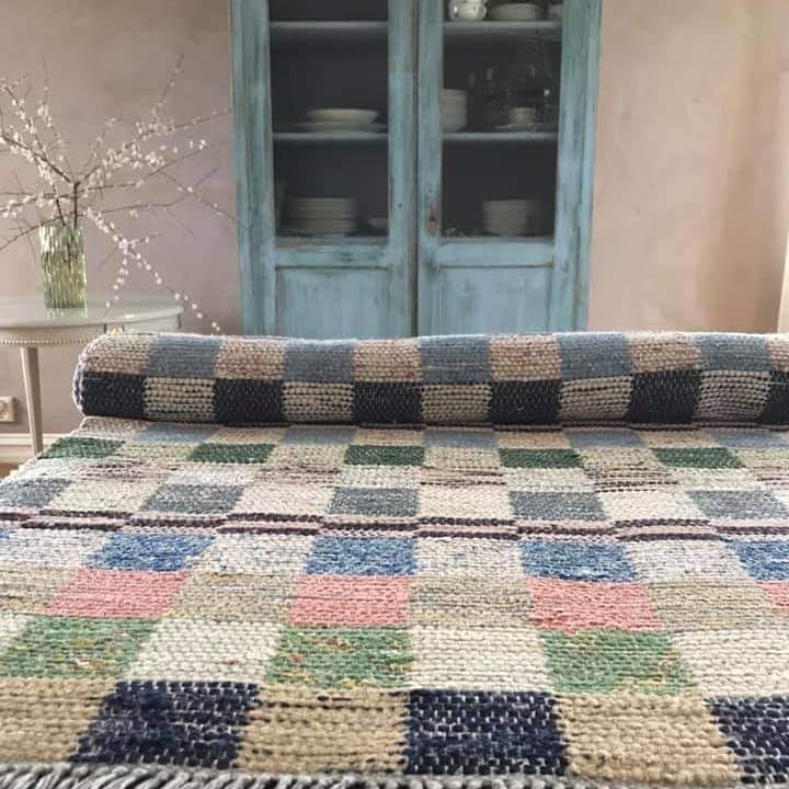 Rugs of Sweden Facebook ad: The Swedish rag rug has become a symbol…