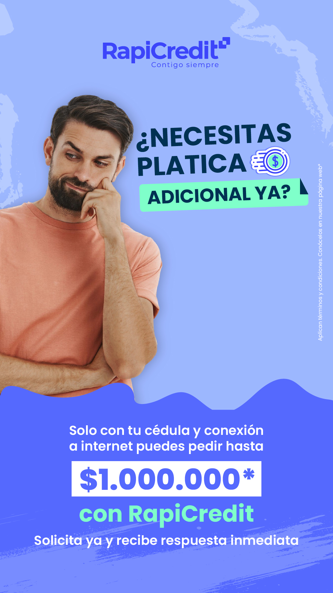 RapiCredit Préstamos en línea Colombia Facebook ad