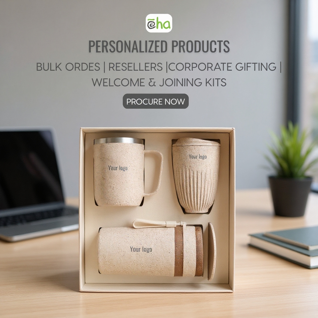 Eha.eco B2B Facebook ad: Premium Sustainable Corporate Gifts