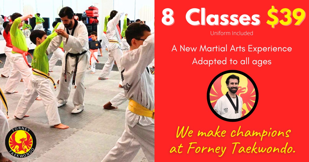 Forney Taekwondo Facebook ad