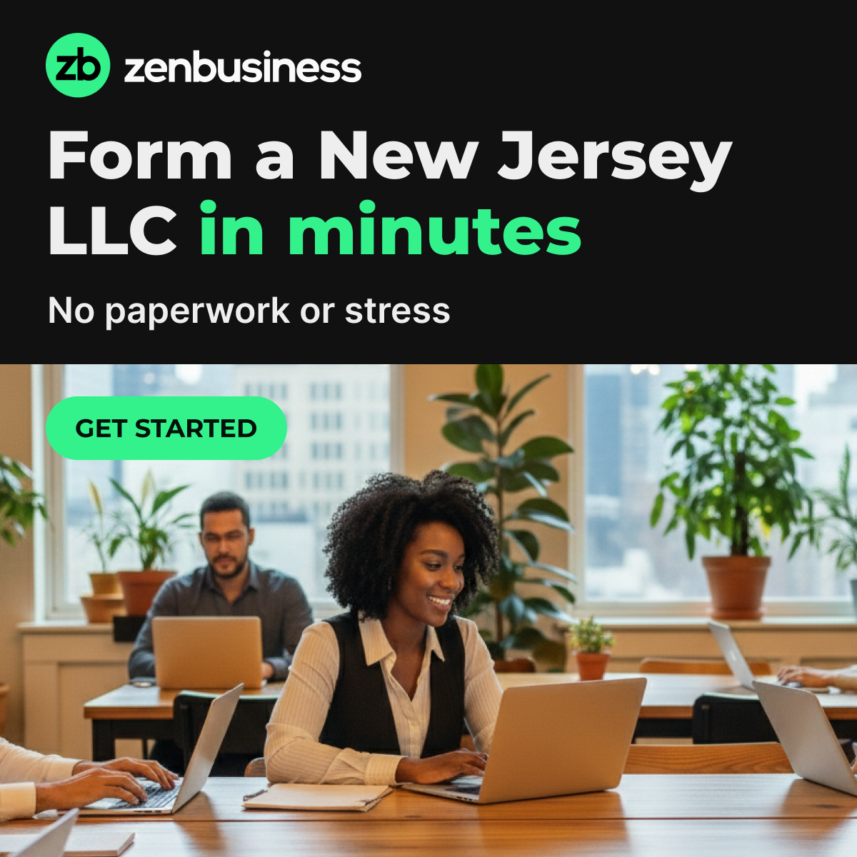 ZenBusiness Facebook ad
