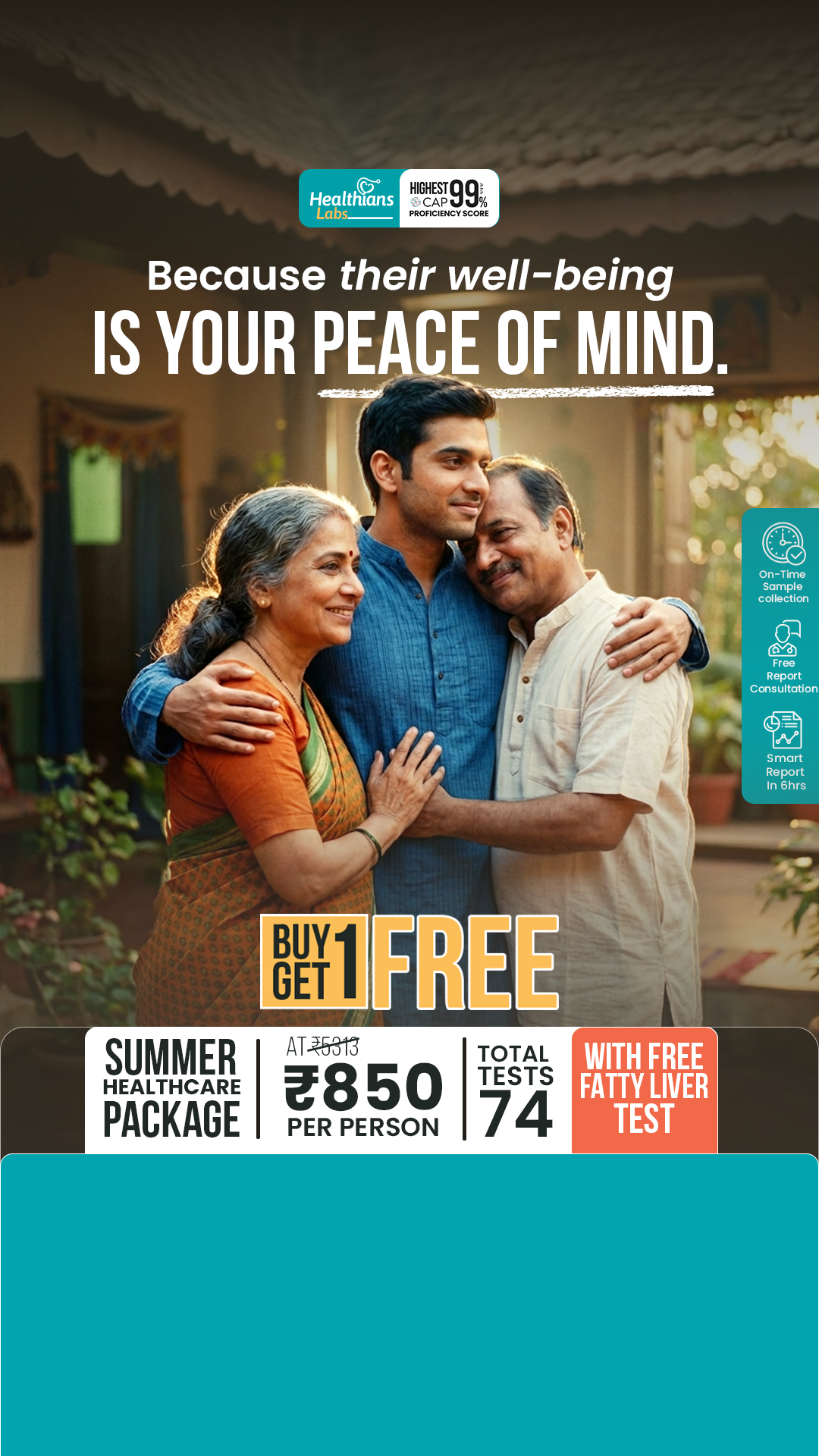 Healthians Facebook ad