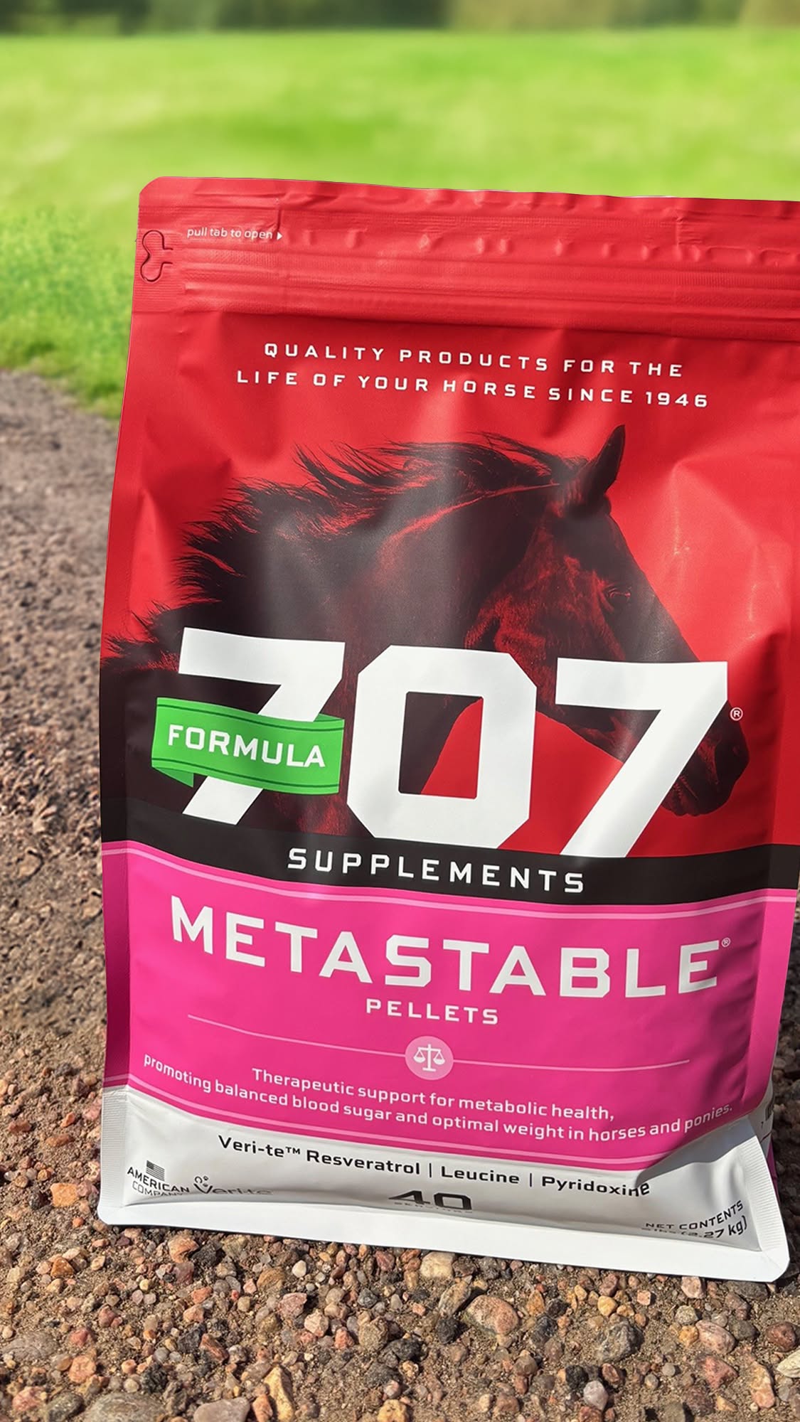 Formula 707 Facebook ad: NEW - Save 30% with code METASTABLE30