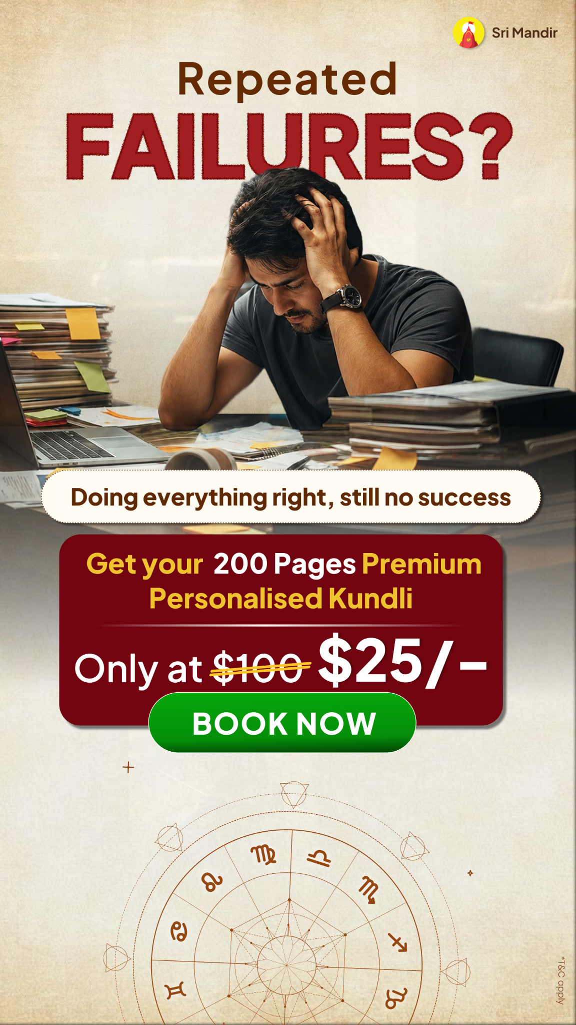 Kundli Guide by Sri Mandir Facebook ad