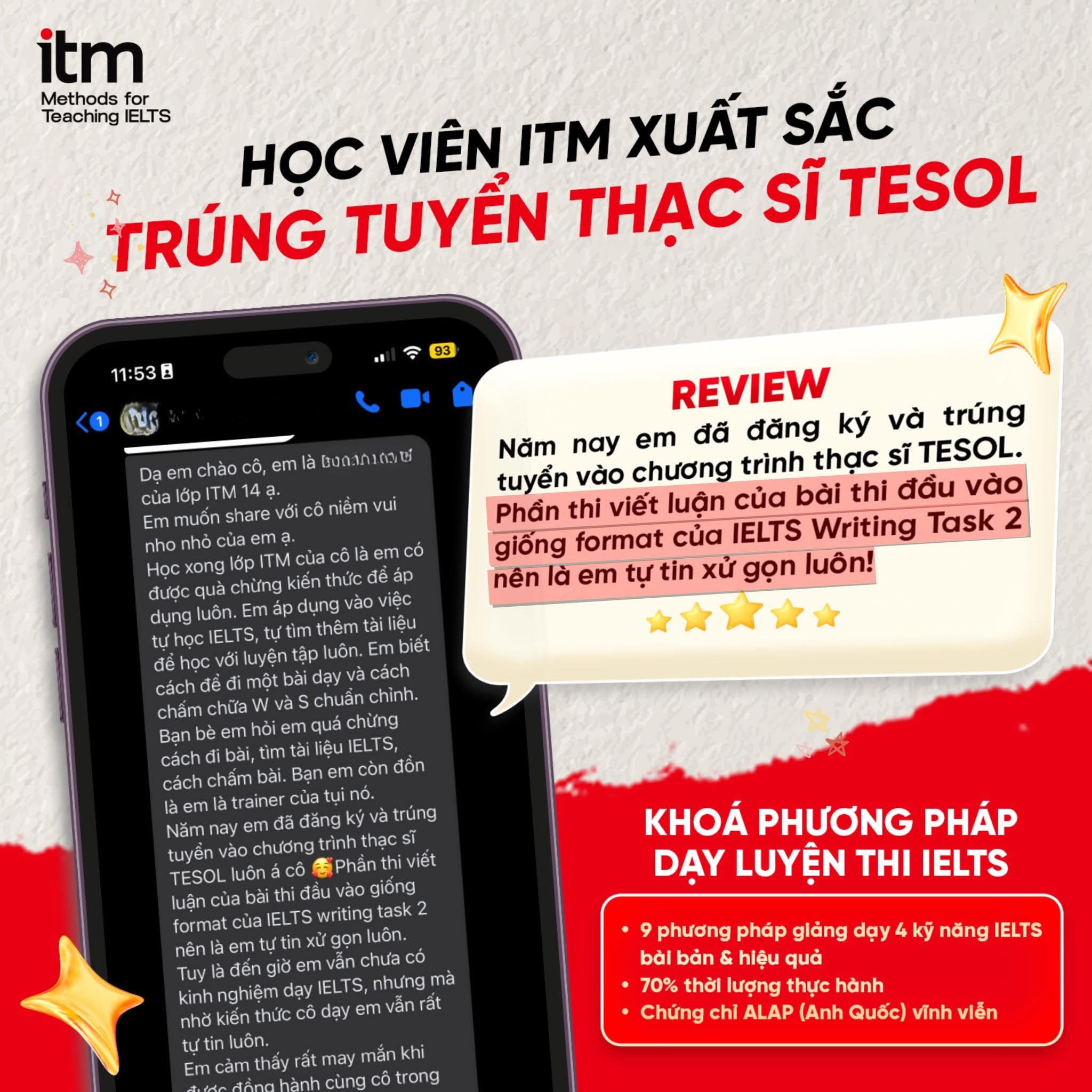 ITM - Phương pháp dạy luyện thi IELTS Facebook ad