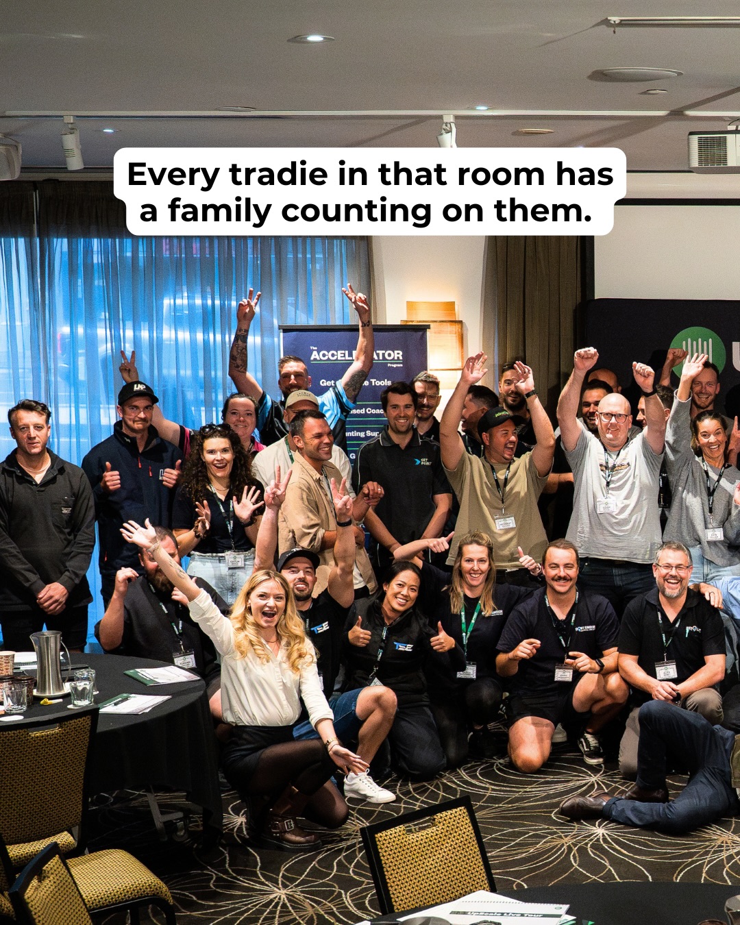 UpScale Tradie Business Coaching Facebook ad
