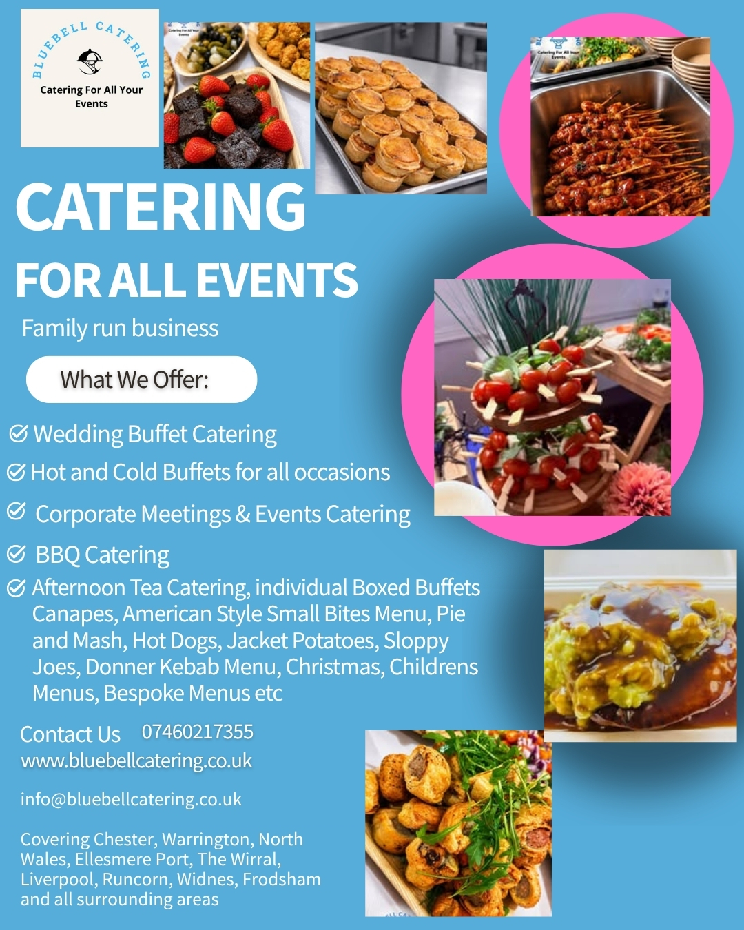 Bluebell Catering Facebook ad
