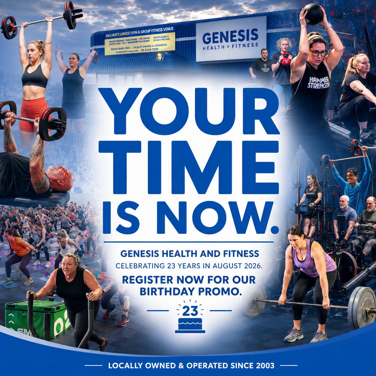 Genesis Health, Fitness And Wellness Ballarat 24/7 Facebook ad